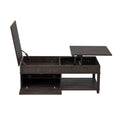 Farmhouse 46.93 Lift Top Coffee Table With Open Shelf For Stylish Living Room Storage
