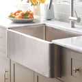 Farmhouse Brushed Nickel 30 Inch Undermount Apron Front Kitchen Sink Brushed Nickel