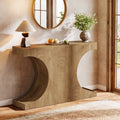 Farmhouse Entryway Table 47 Wooden Narrow Console Sofa Table For Living Room