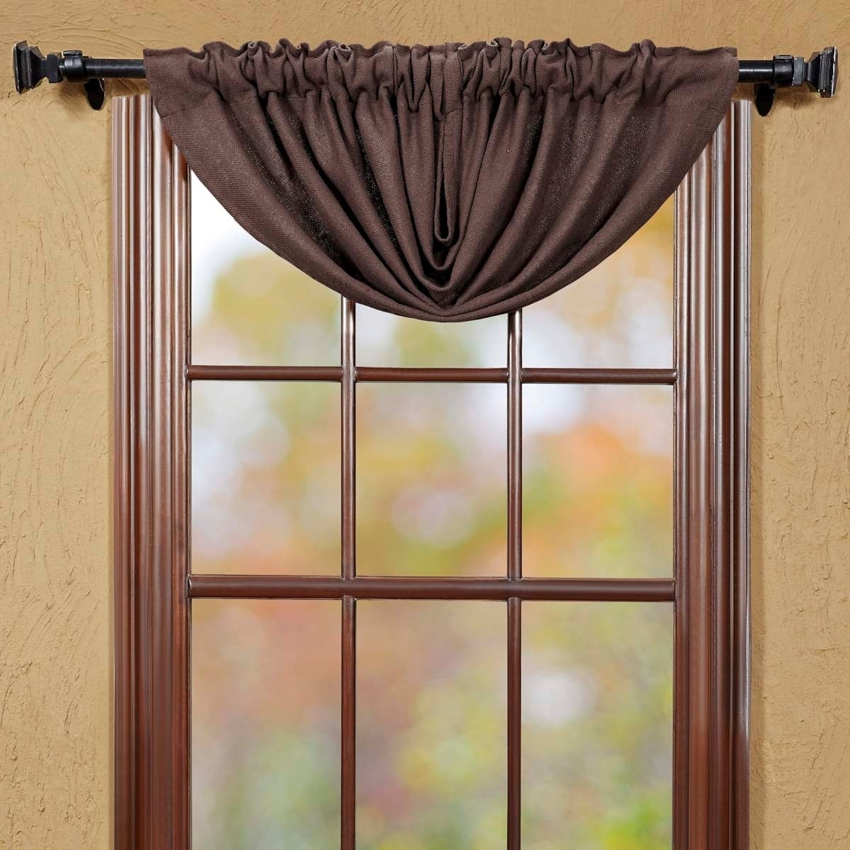 Burlap Balloon Valance 15 X 60