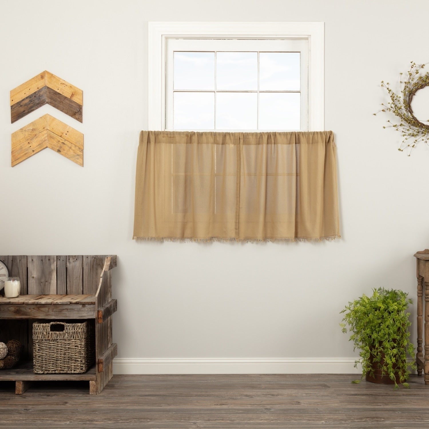 Tobacco Cloth Fringed Tier Set