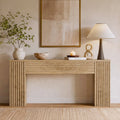 Farmhouse Narrow Entryway Table Behind Couch For Living Room