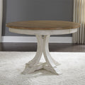 Farmhouse Reimagined Antique White 5 Piece Ped Table Set