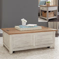 Farmhouse Reimagined Antique White Option 3 Piece Table Set