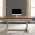 The Gray Barn Charing Cross Antique White 3 Drawer Writing Desk