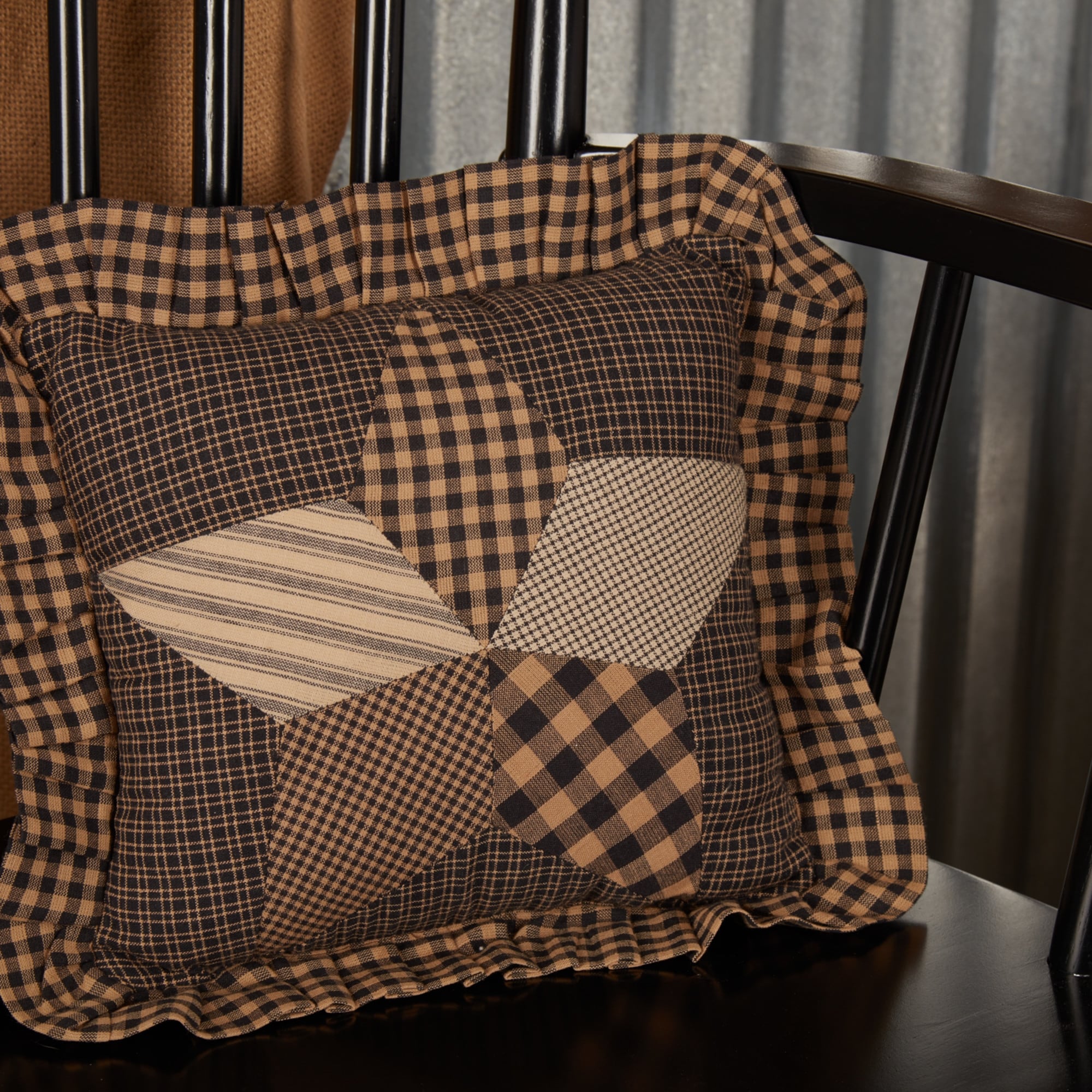 Farmhouse Star Pillow 10X10