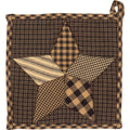 Vhc Farmhouse Star Charcoal Black Primitive Classic Country Tabletop Kitchen Pot Holder