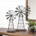 The Gray Barn Jartop Farmhouse Windmill Table Top Decor Set Of 2