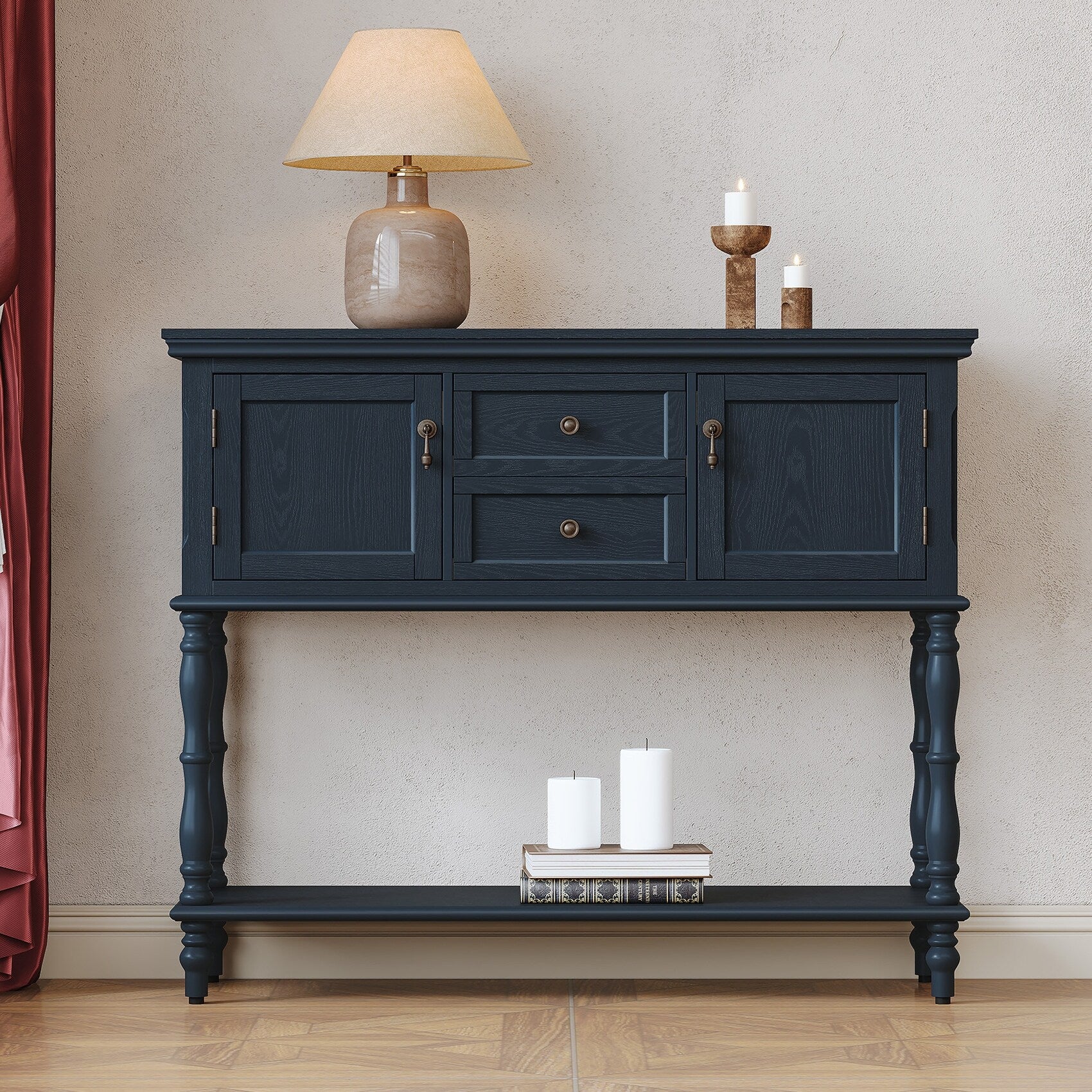 Farmhouse Wood Console Table