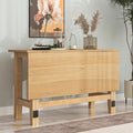 Farmhouse Wood Extendable Dining Table With Drop Leaf Space Saving Table For Small Places