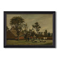 Farmhouse C 1865 1875 Henri De Braekeleer Custom Framed Canvas