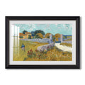 Farmhouse In Provence 1888 Vincent Van Gogh Custom Framed Print