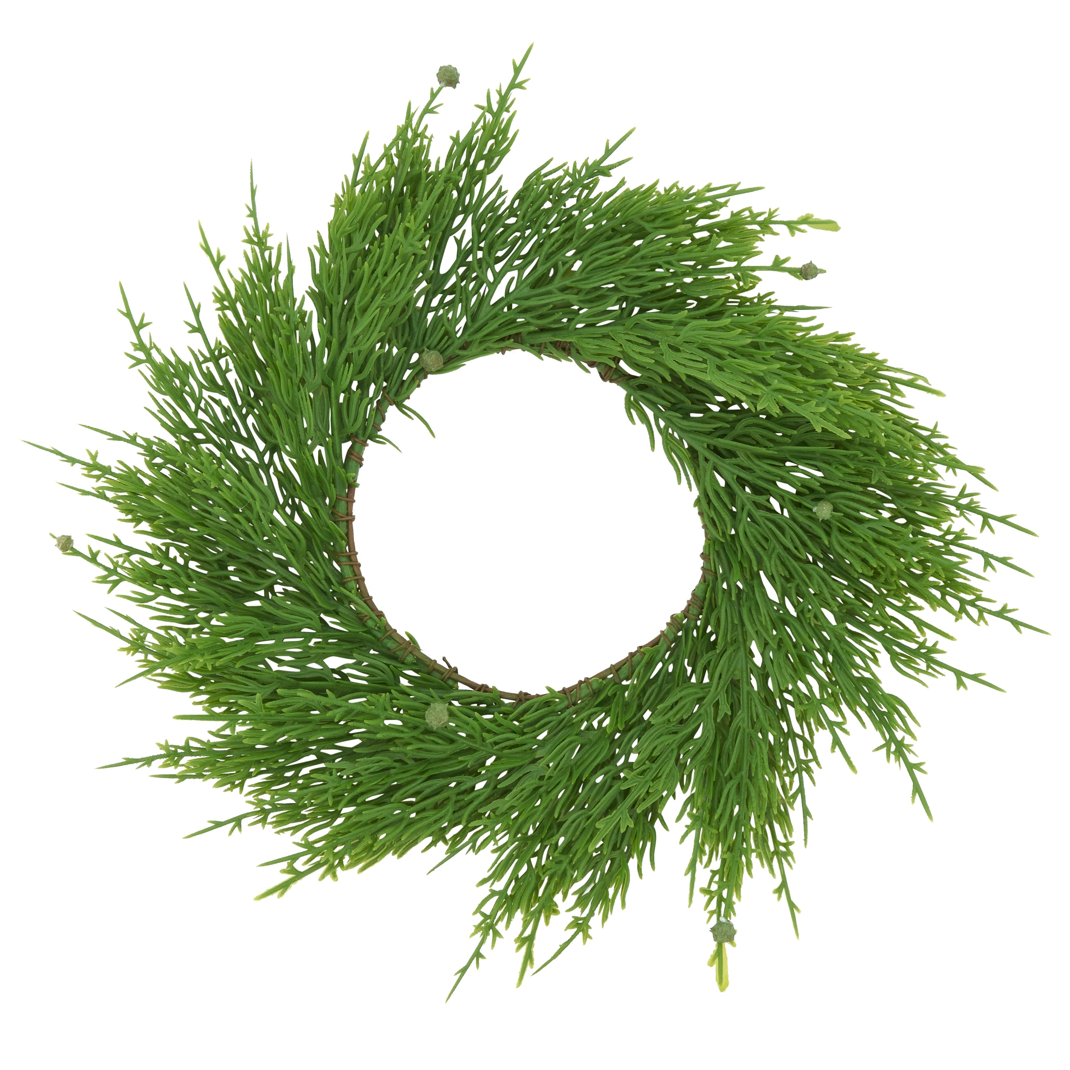 Faux Cypress Wreath Set Of 4