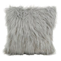 Faux Fur Long Hair Poly Filled Throw Pillow