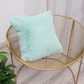 Faux Rabbit Collection Solid Square Pillow 20 X 20