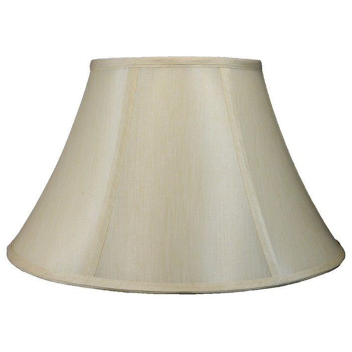 Faux Silk Bell Lamp Shade 6 Inch Top 12 Inch Bottom 8 Inch Slant