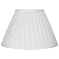 Faux Silk Side Pleat Lamp Shade 12 To 16 Bottom Size