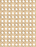 Faux Large Caning Peel + Stick Wallpaper, Wicker Swatch