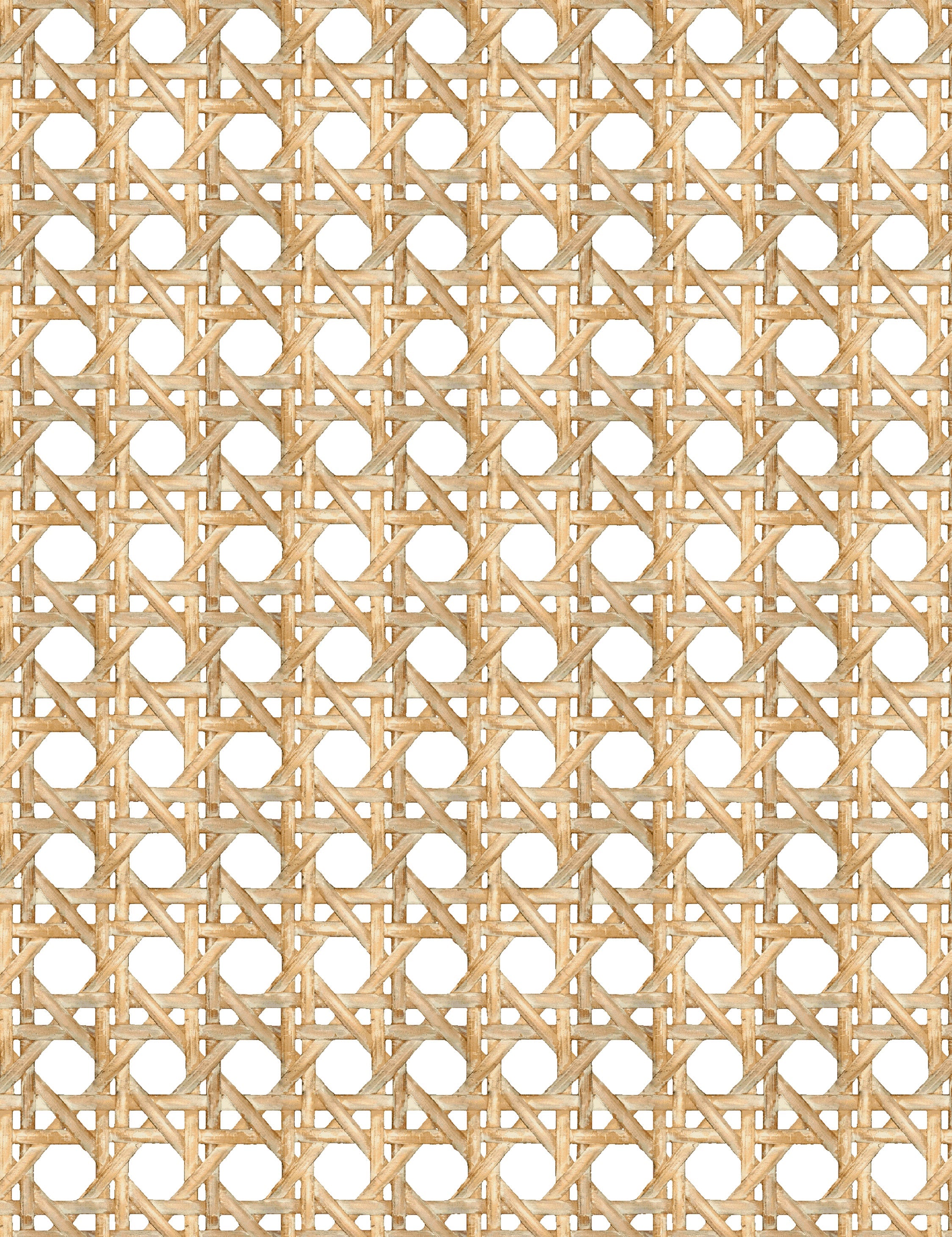 Faux Large Caning Peel + Stick Wallpaper, Wicker Swatch
