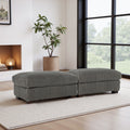 Fauxfur Ottoman Bench