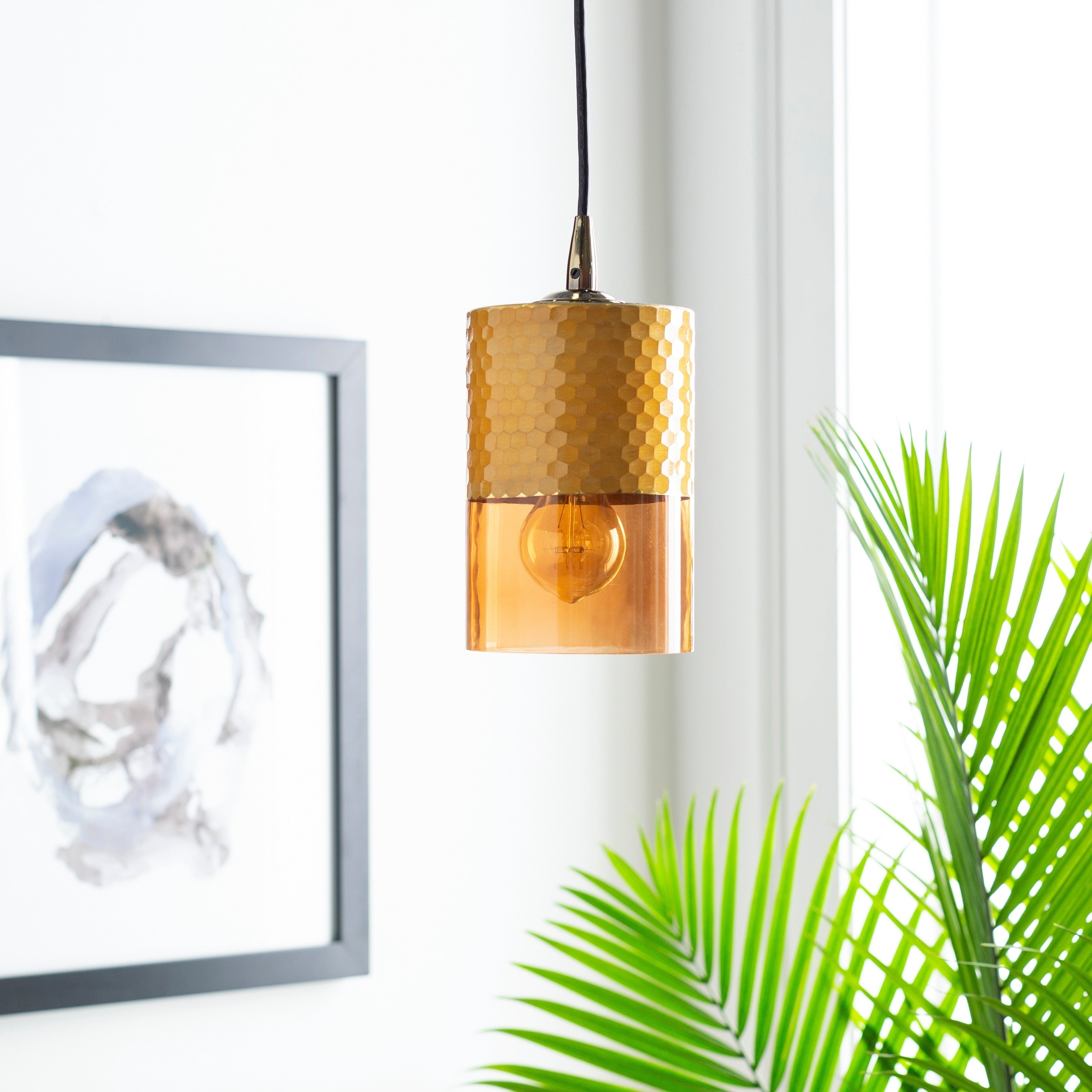 Faxin Eclectic Translucent 1 Light Pendant 12 X 16.5 X 16.5