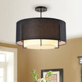 Fazlo Matte Black 5 Light Chandelier