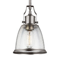 Feiss Mini 1 Light Satin Nickel Pendant