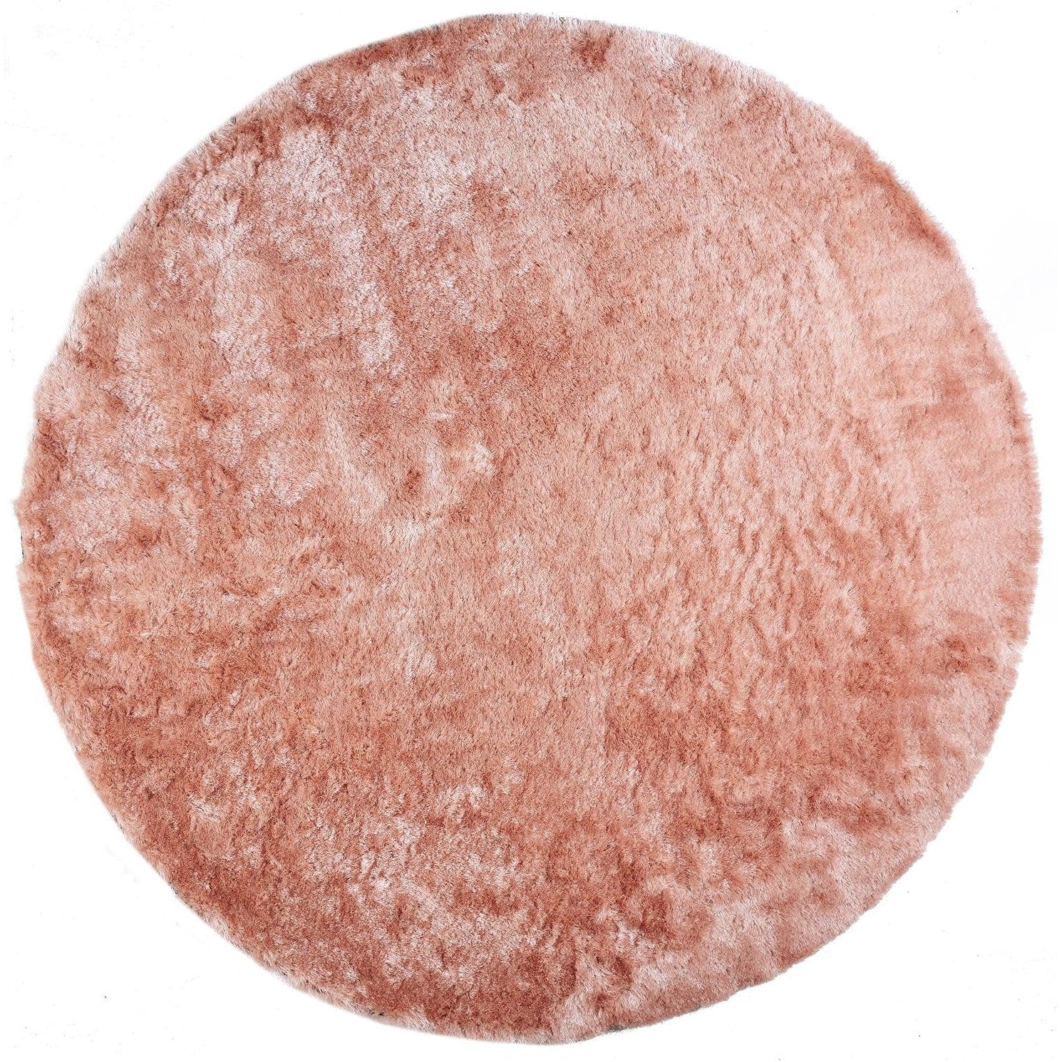 Feizy Fzrg15557 Shag 8 X 8 Cotton Hand Tufted Solid Round Area Rug