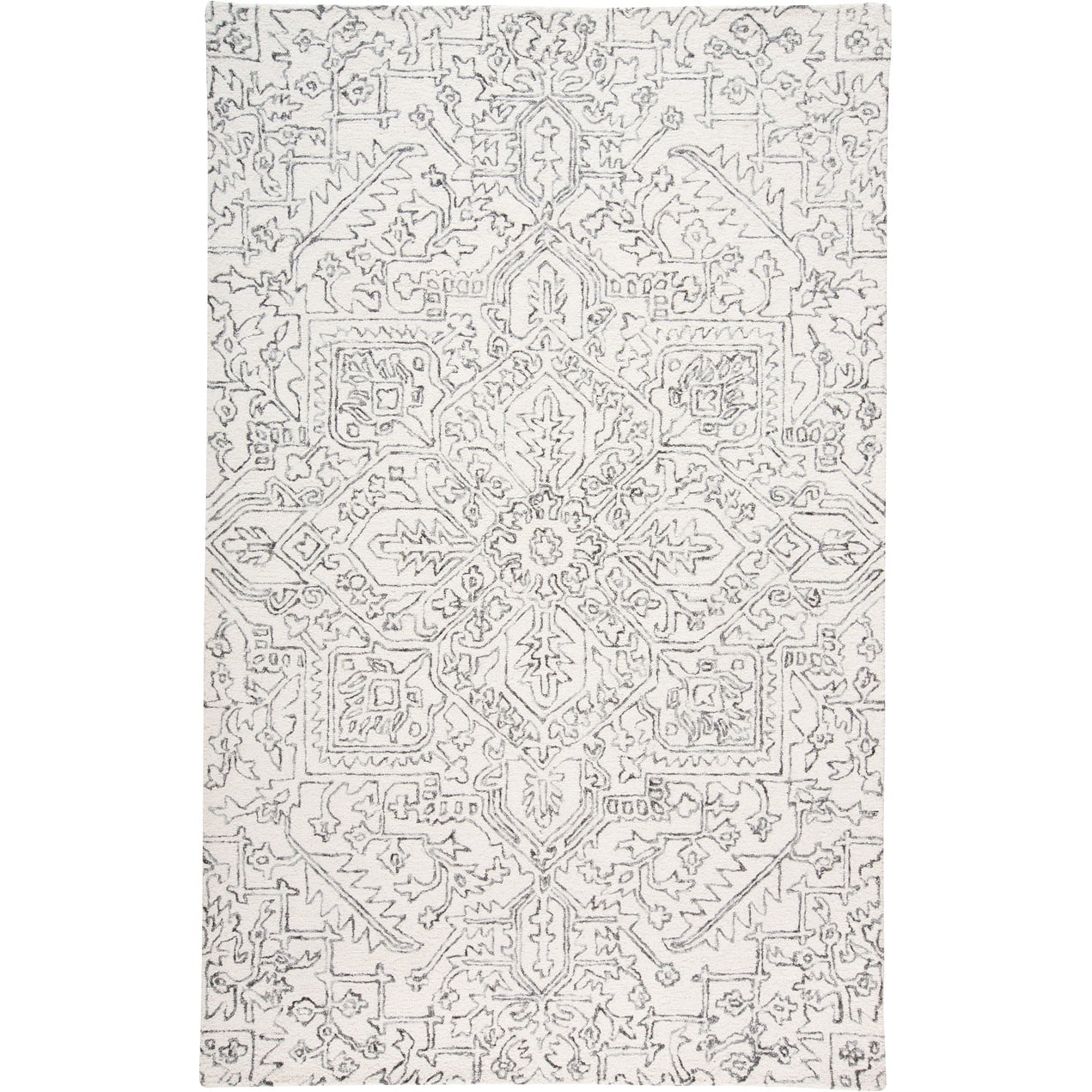 Feizy Fzrg22783 Durban 5 X 8 Wool Hand Tufted Moroccan Tribal Area