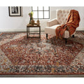 Feizy Fzrg80882 Medallion 6 1 2 X 9 1 2 Cotton And Viscose Abstract
