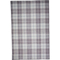 Feizy Fzrg84717 Neutral Farmhouse Plaid 3 1 2 X 5 1 2 Hand Woven
