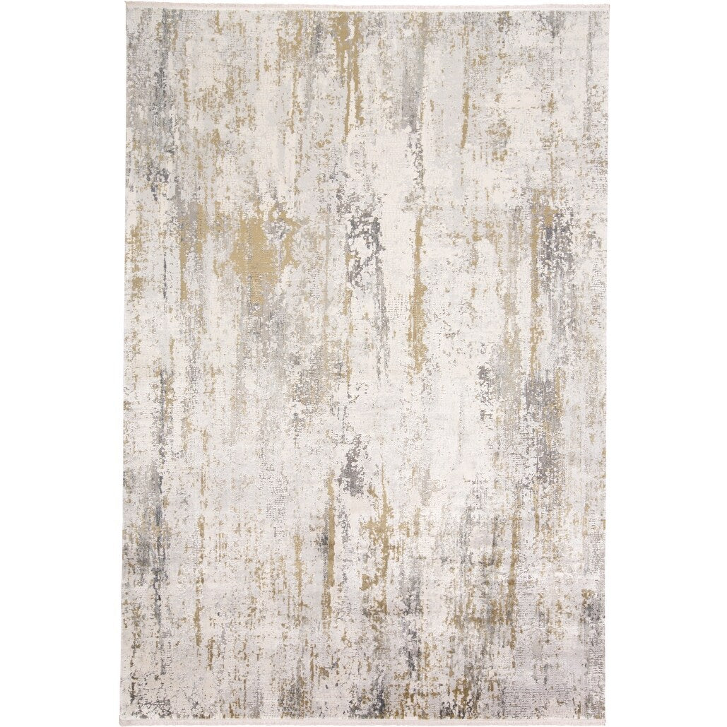 Feizy Fzrg88815 Hauser 7 3 4 X 11 Viscose Abstract Rectangular Area