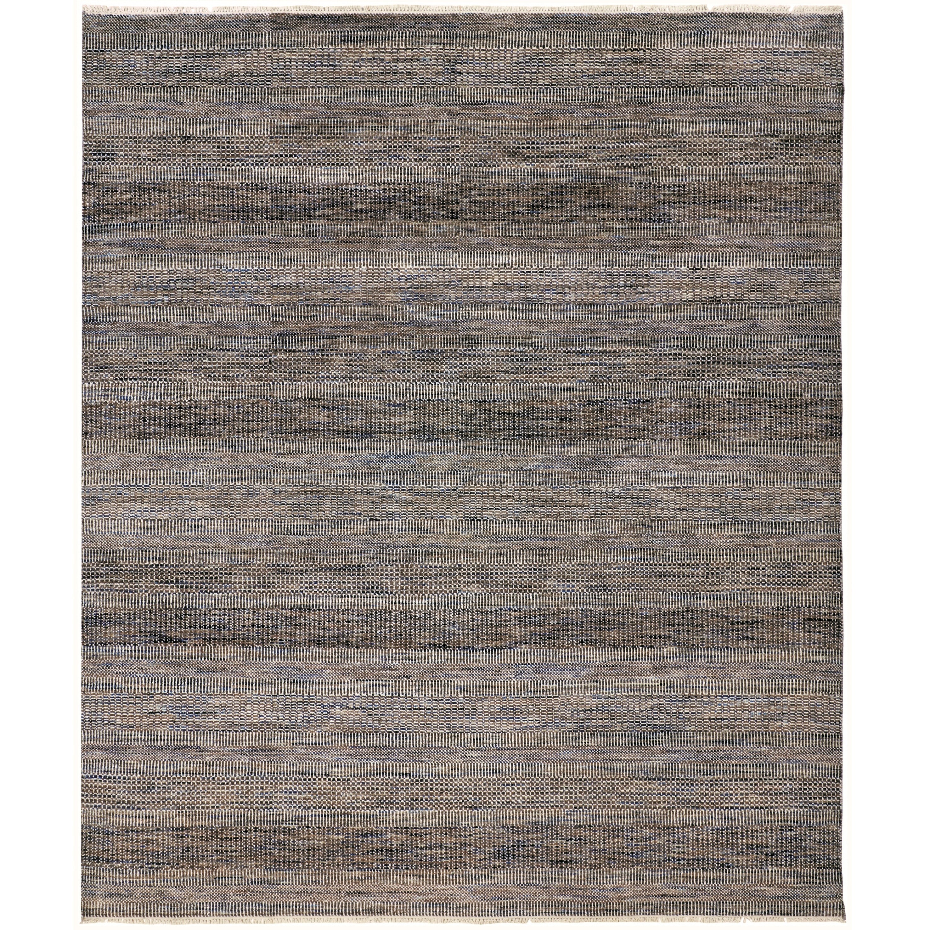 Feizy Janson Hand Knotted Stripes Transitional Area Rug