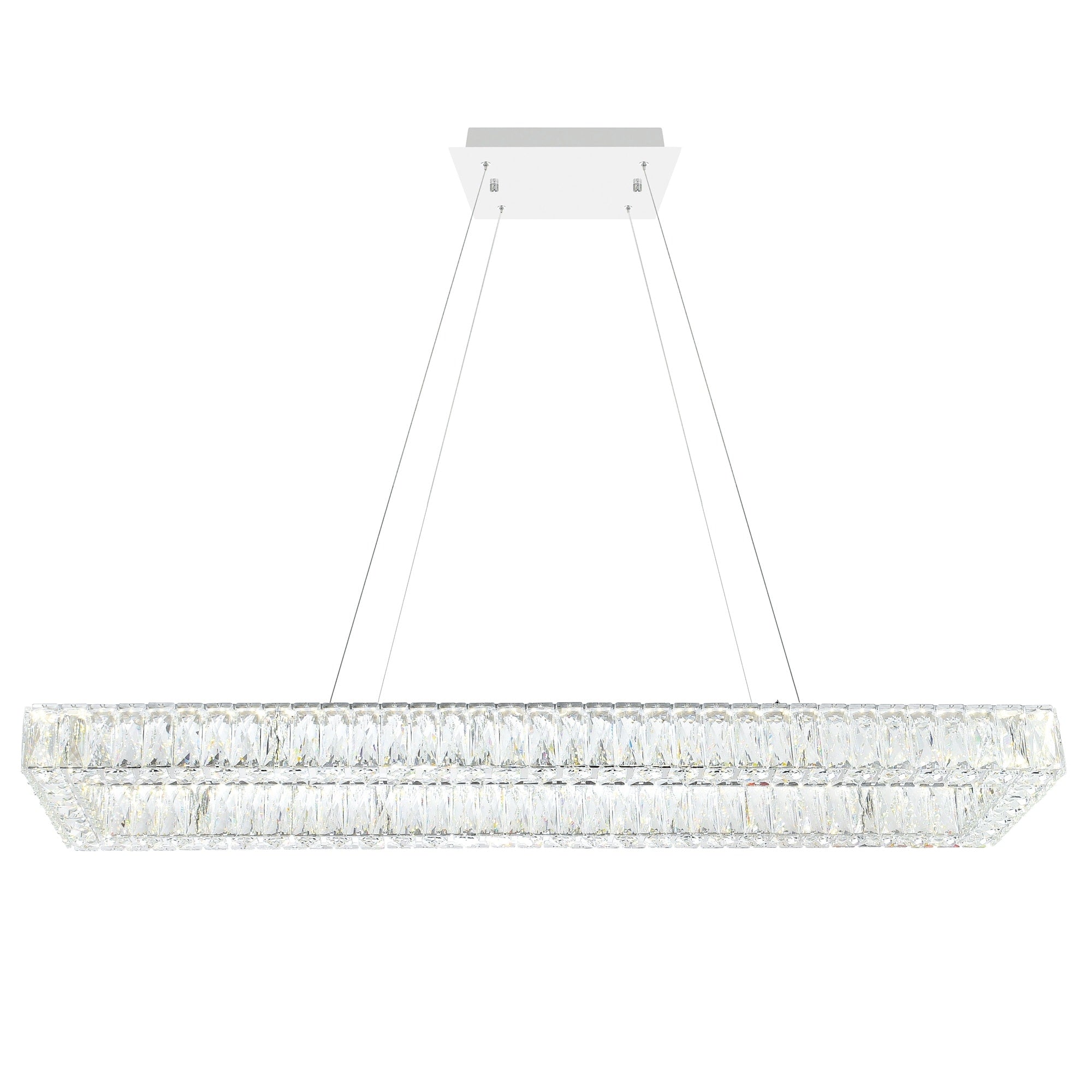 Felicity Led Chandelier With Chrome Finish
