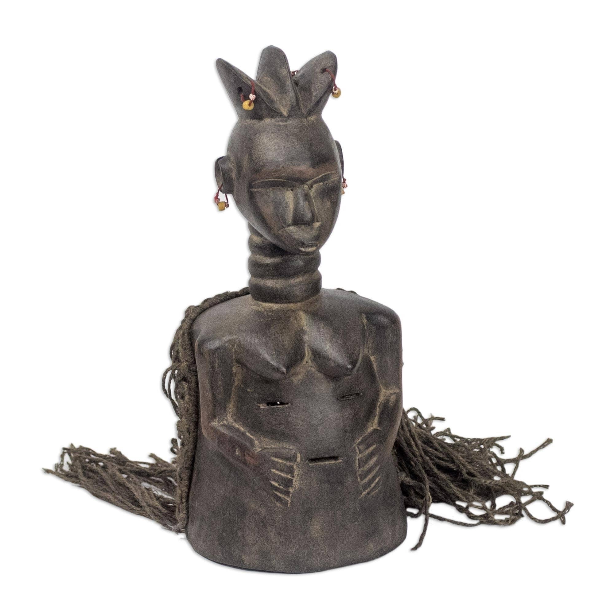 Female Spiritual Healer Liberia Wood Mask
