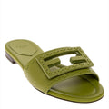 Fendi Baguette Leather Slides