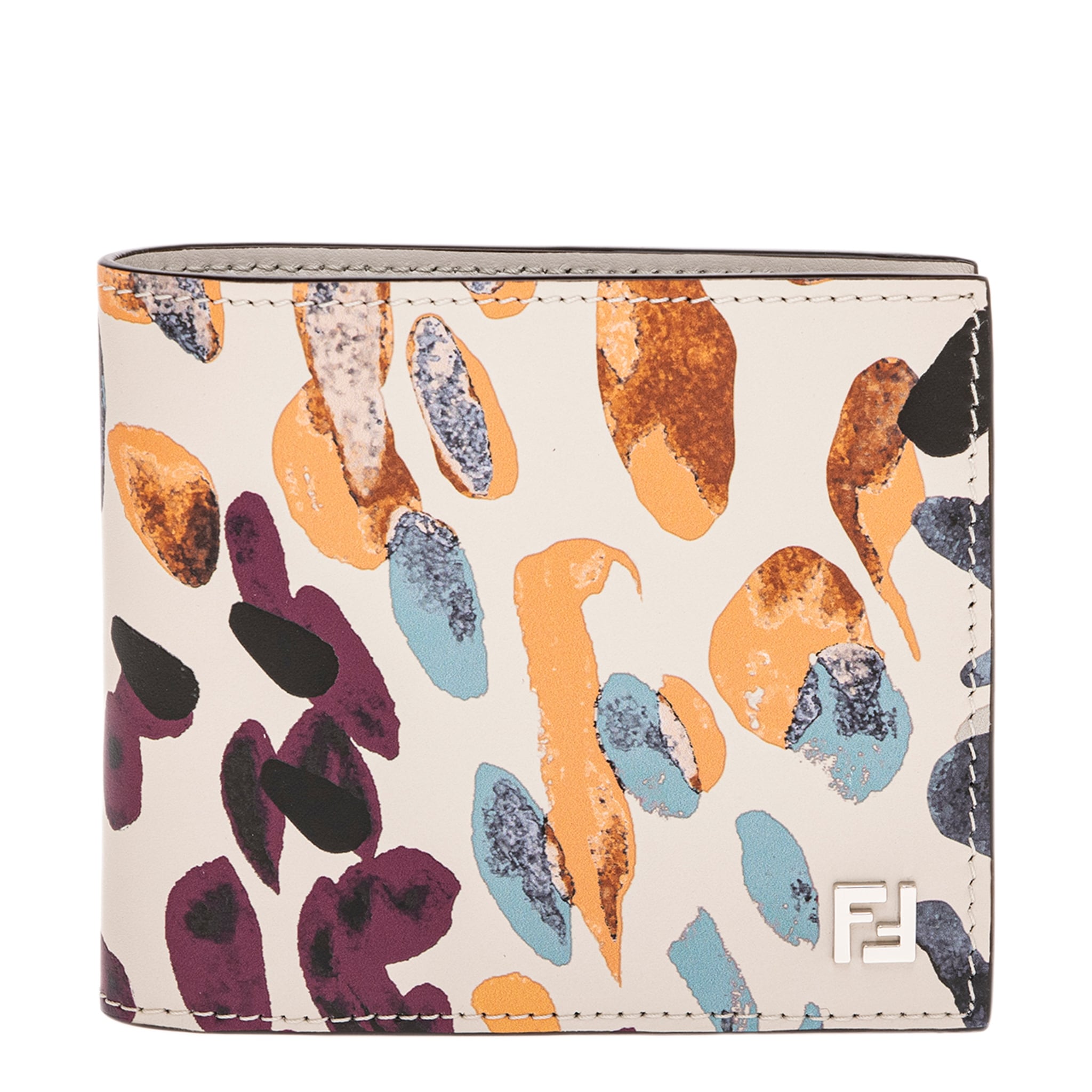 Fendi Mens Ff Squared Bifold Wallet