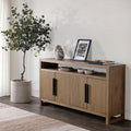 Fenmore 4 Door Pine Wood Sideboard Buffet