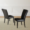 Fenton Black Dining Chair With Nailheads By Greyson Living Set Of 2 N A