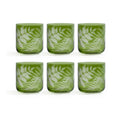 Fern Leaf Rock Glasses Set Of 6