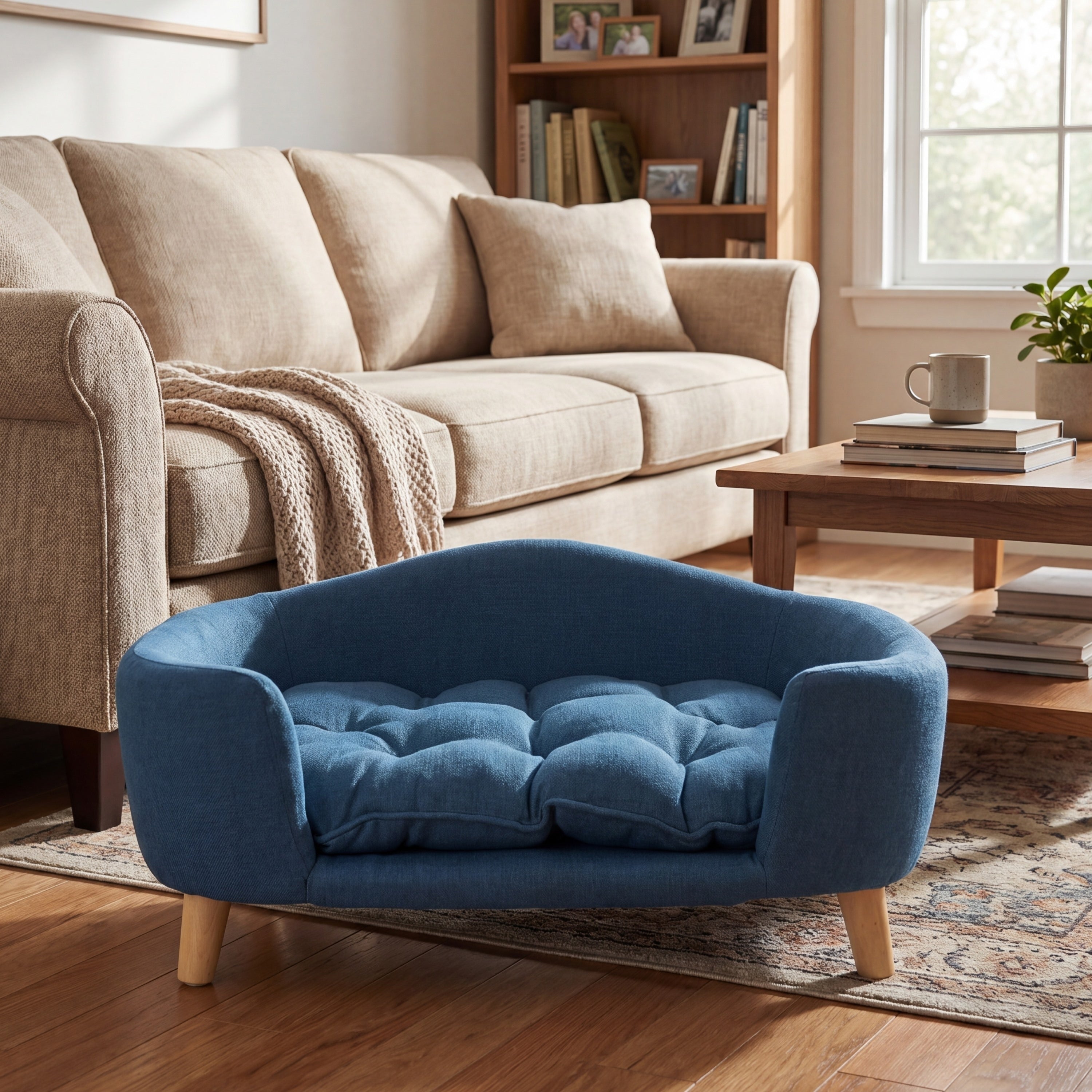 Christopher Knight Home Ferncliffe Mid Century Small Plush Pet Bed