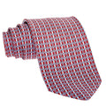 Ferragamo Gancini Chain Print Silk Tie