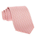 Ferragamo Gancini Print Silk Tie