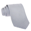 Ferragamo Gancini Print Silk Tie
