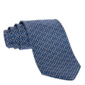 Ferragamo Gancini Print Silk Tie