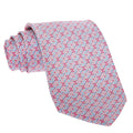 Ferragamo Gancini Square Print Silk Tie