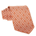 Ferragamo Heart Print Silk Tie