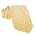Ferragamo Helicopter Print Silk Tie