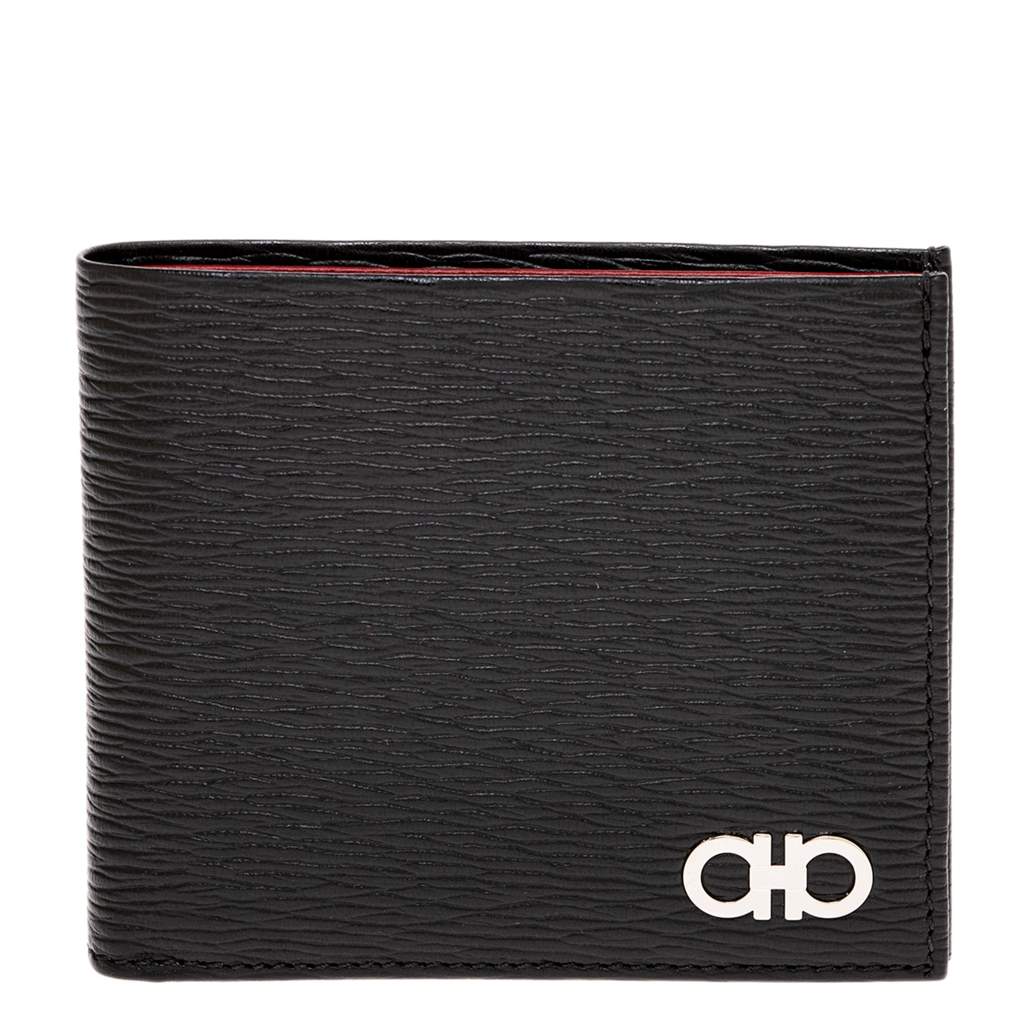 Ferragamo Mens Revival Gancini Coin Pocket Wallet