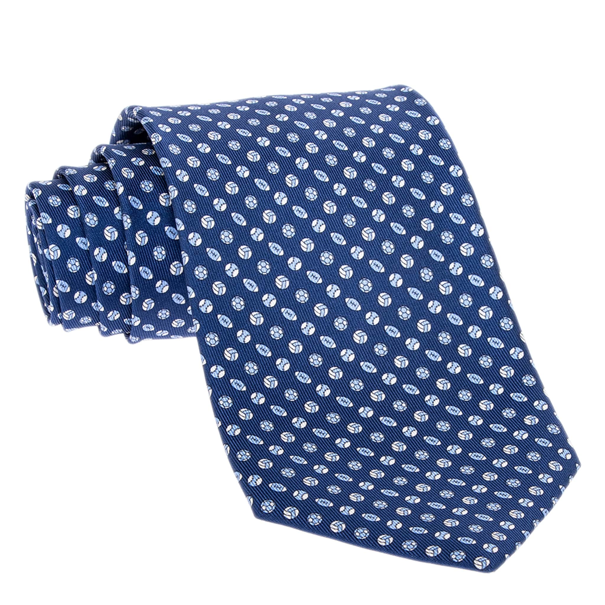 Ferragamo Sports Print Silk Tie